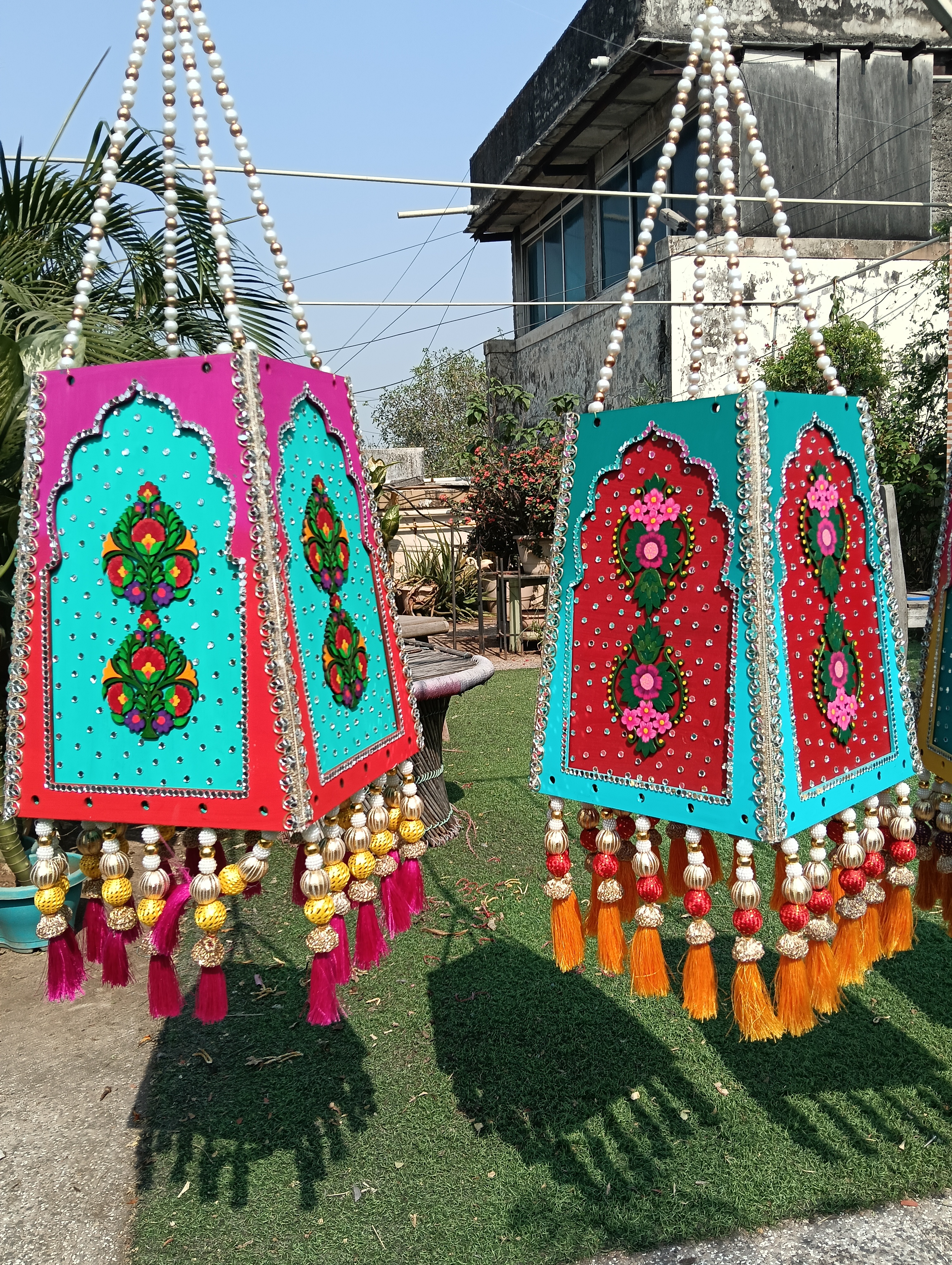 Painted Hanging Panels